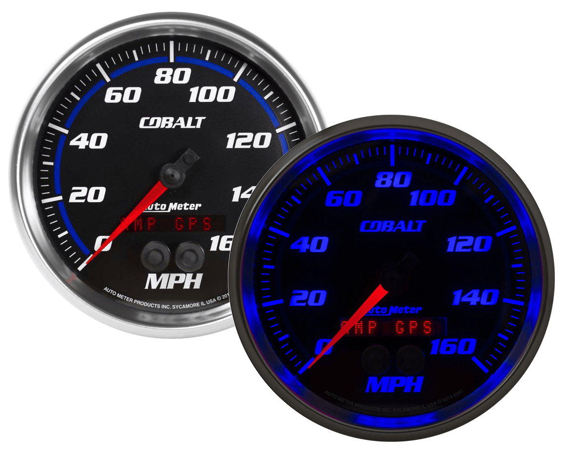 6281 Auto Meter Cobalt 5" GPS 0-160 MPH Speedometer