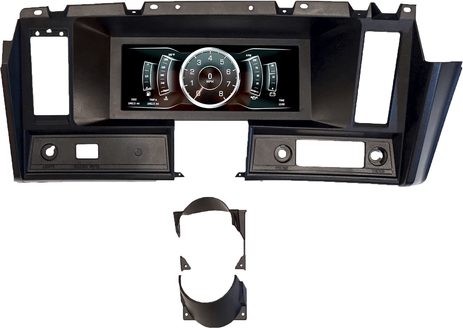 1969 Chevy Camaro Invision LCD Direct Fit Dash Kit by Auto Meter