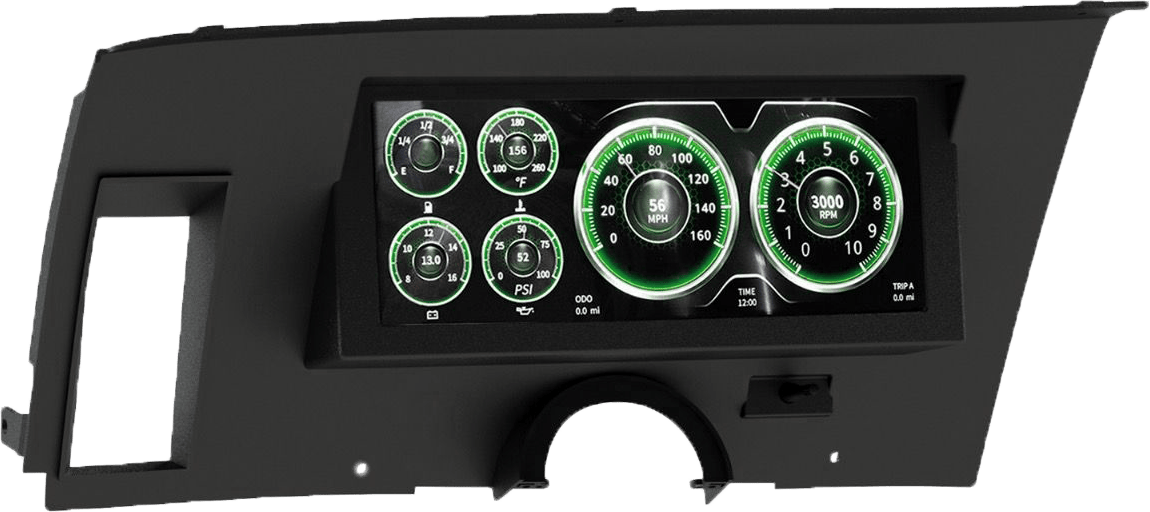 1971-1973 Ford Mustang InVision LCD Dash Kit by AutoMeter 7012