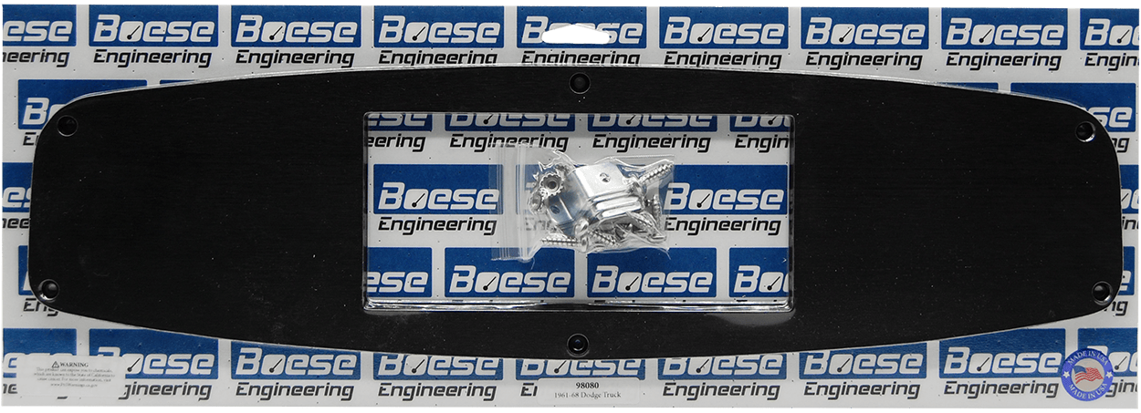 1961-68 Dodge Truck Aluminum Gauge Panel for Holley 6.86" Digital Dashes