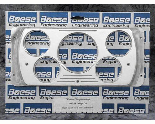 1937 Dodge Car 5 gauge Billet Aluminum Gauge Panels