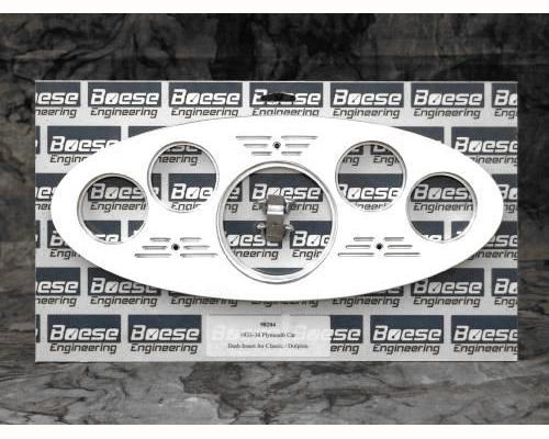 1933-1934 Plymouth Aluminum 5 Gauge Panels