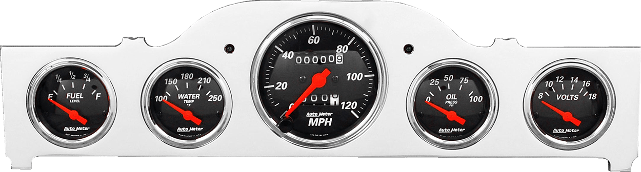1951-1952 Plymouth Car Gauge Panels