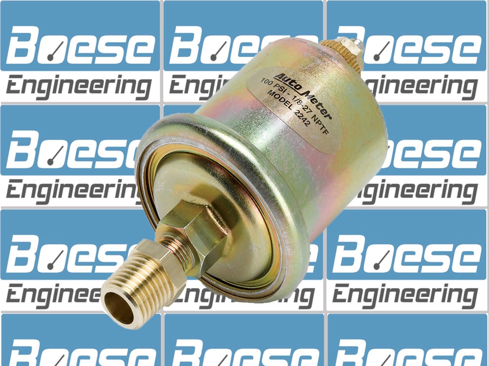 AutoMeter 2242 Oil Pressure Sender (100 PSI) Boese Engineering