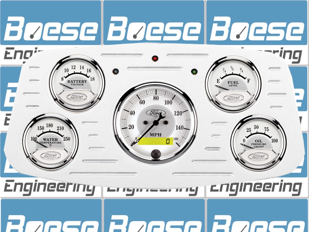 19331934 Ford Car Billet Aluminum Gauge Panel w/ Auto Meter Ford