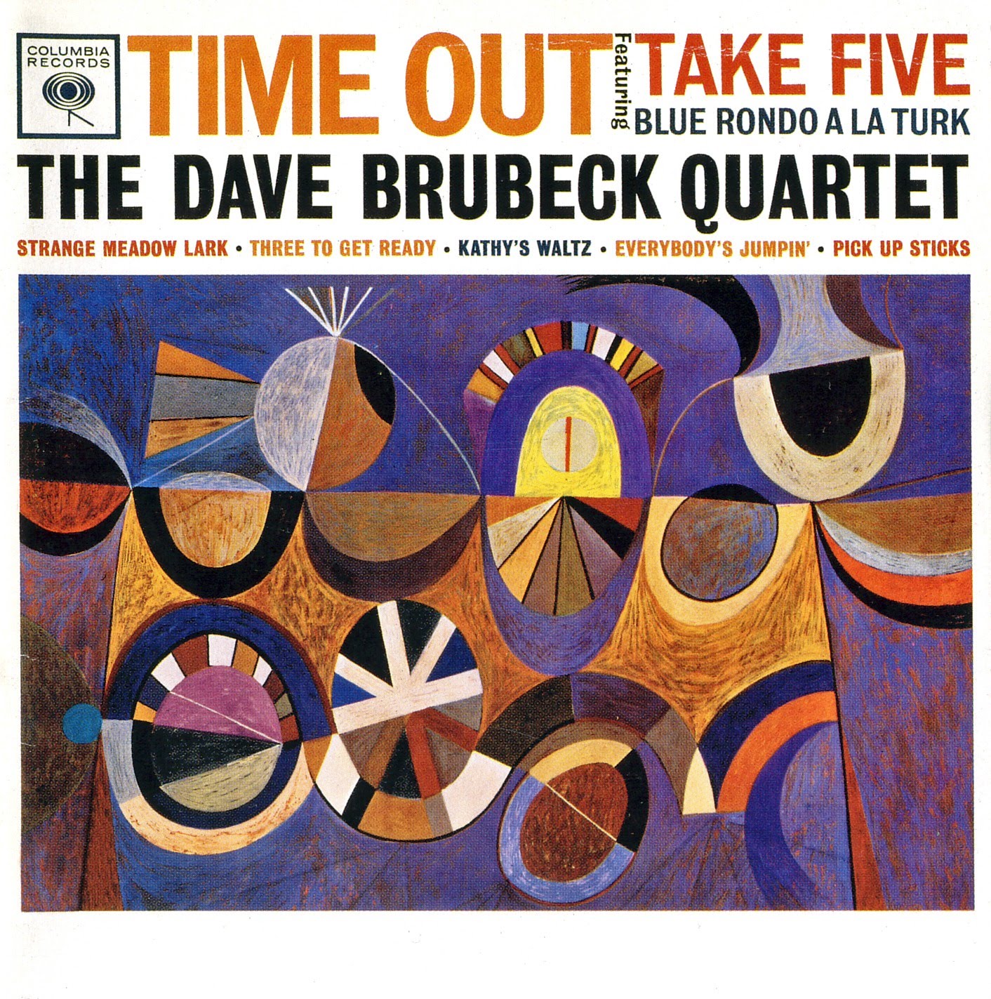 Album Art from Time Out by the Dave Brubeck Quartet featuring abstract art