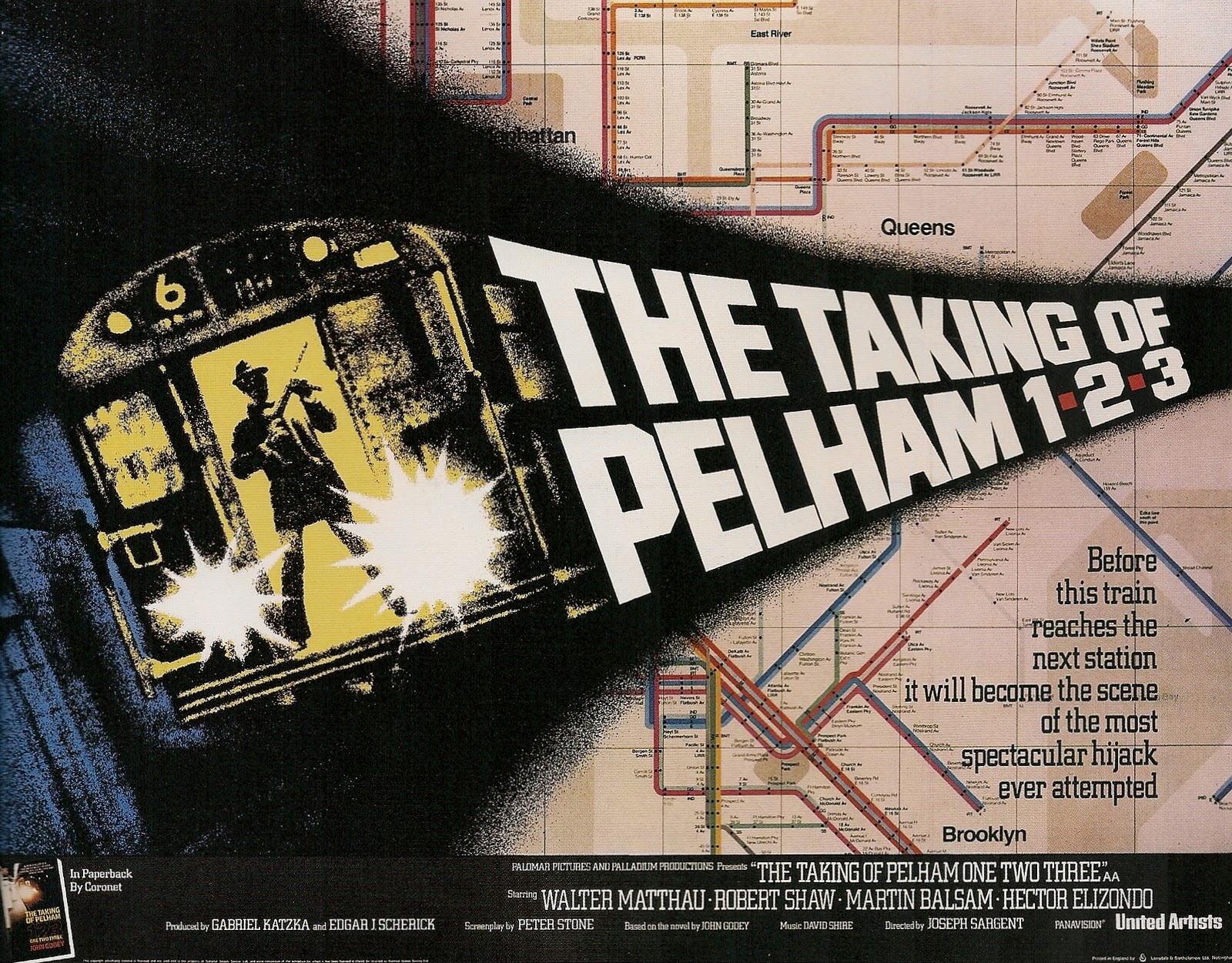 🎞 My review of The Taking of Pelham One Two Three (United Artists, 1974)