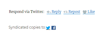 Adding Simple Twitter Response Buttons to WordPress Posts
