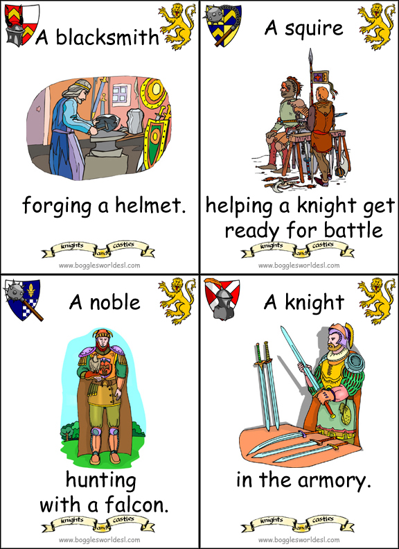 Knights and medieval times flashcards