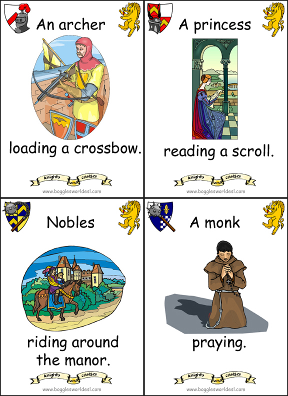 Knights and medieval times flashcards