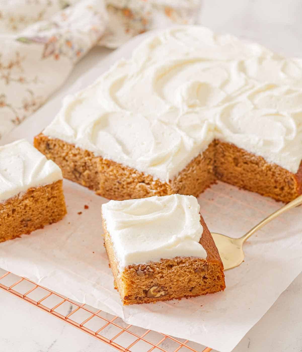Applesauce Cake Loaf