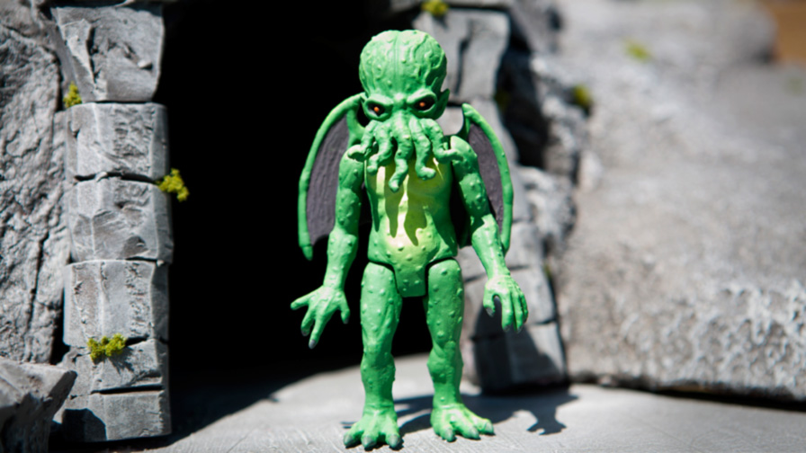 Cthulhu retro action figures imagine a very different 1980s