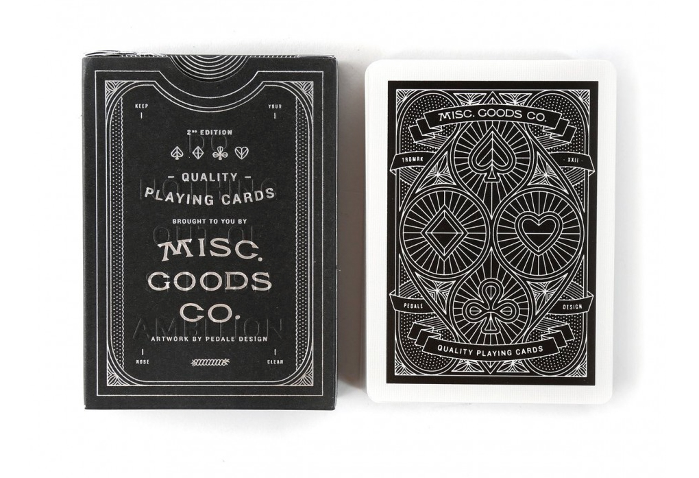 The Playing Card Design of MISC. GOODS CO. Boing Boing