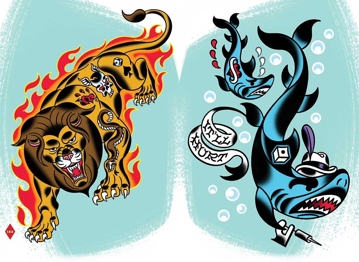 New book of Mitch O'Connell tattoos - Boing Boing