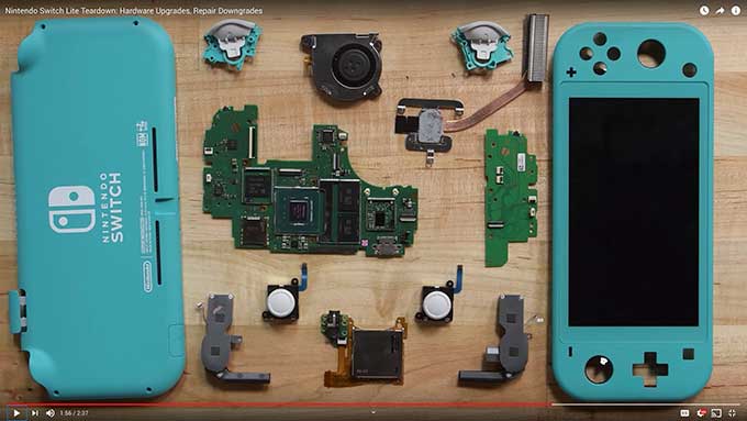 Video teardown of the Nintendo Switch Lite - Boing Boing