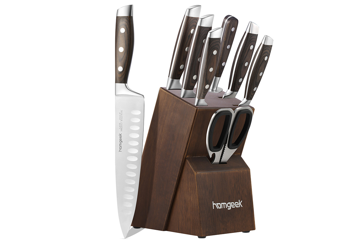 This 8piece Homgeek knife set is the perfect kit for a formative