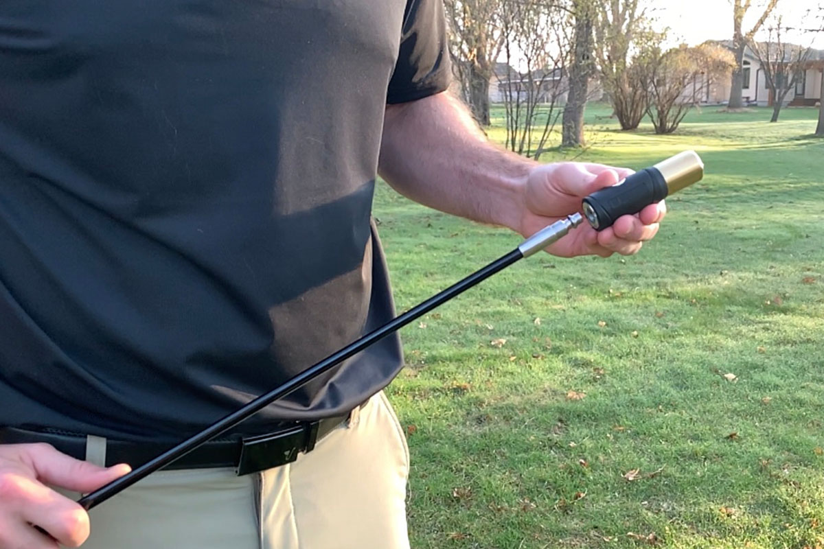 Improve your golf swing with this speed trainer for only 104.99