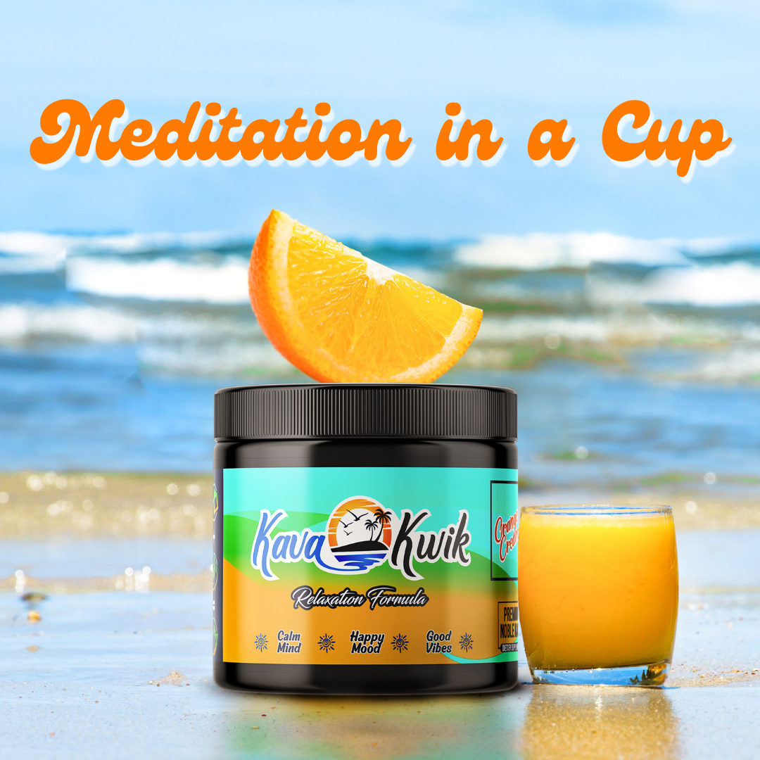 KavaKwik Relaxation Formula Instant Kava Drink Mix - 20 Serving Jar