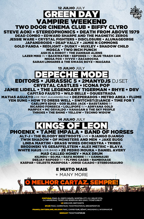 Music as it Should Be: Depeche Mode at Optimus Alive 2013 in