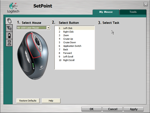 Logitech MX 1000 Mouse Optical