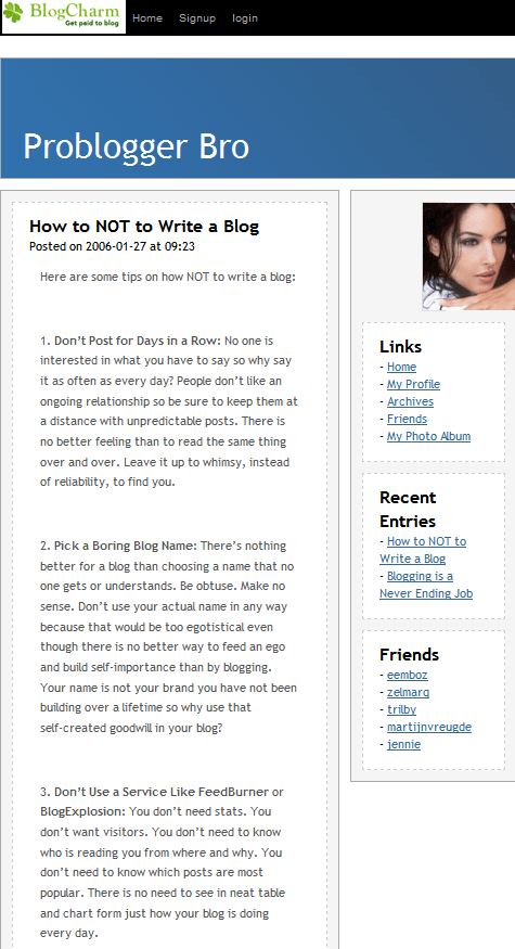 Ripping Off a David W. Boles Article!