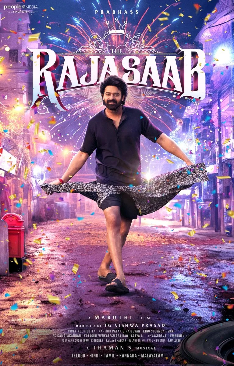 Rebel Star Prabhas Announces His Next Magnum Opus ‘The Raja Saab’ – A Pan-Indian Romantic Horror Entertainer