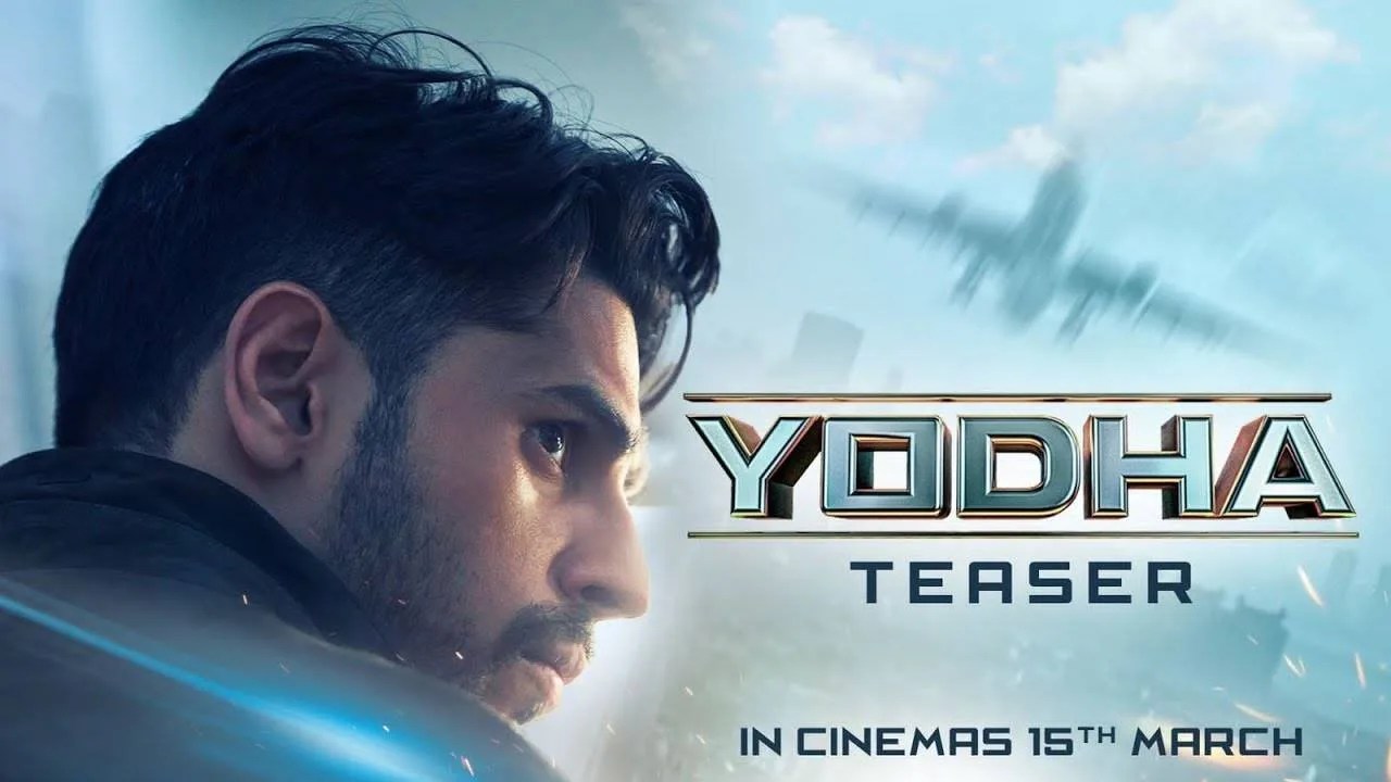 Sidharth Malhotra’s Yodha Teaser Dominates YouTube, Secures No. 1 Trending Spot”