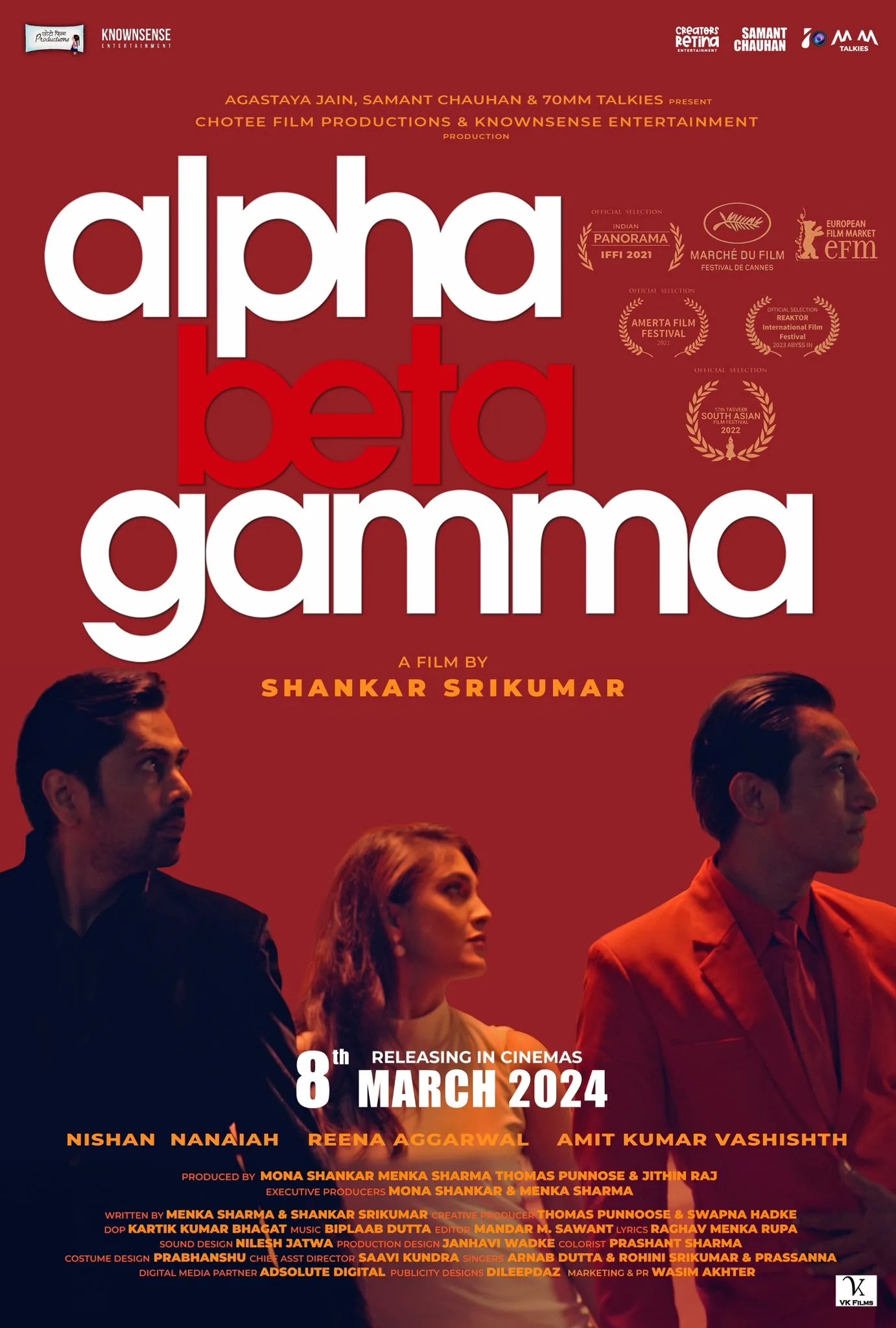 Alpha Beta Gamma” Trailer Launches: A Journey from Cannes to Indian Cinemas on 8 March 2024