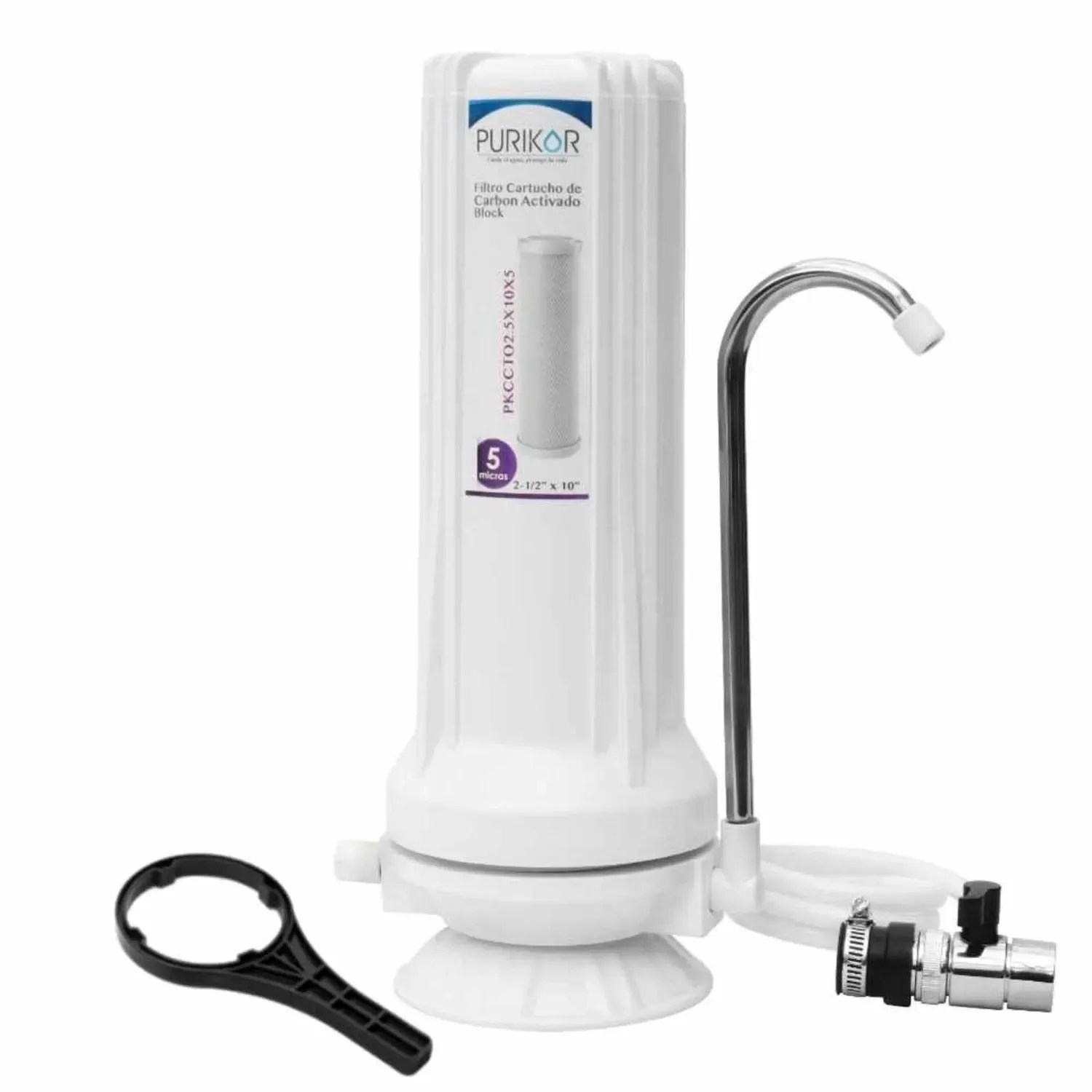 Sistema de Filtración de Agua Purikor PKF-1/T de 1 Etapa – 5 Micras