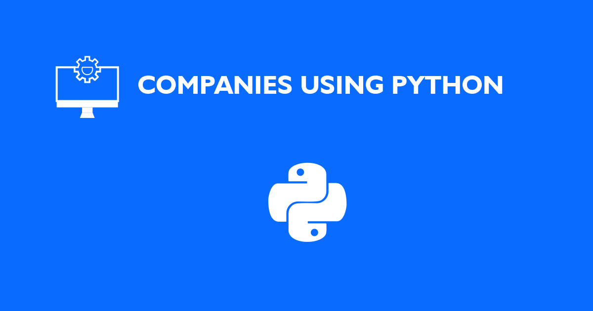 companies using python