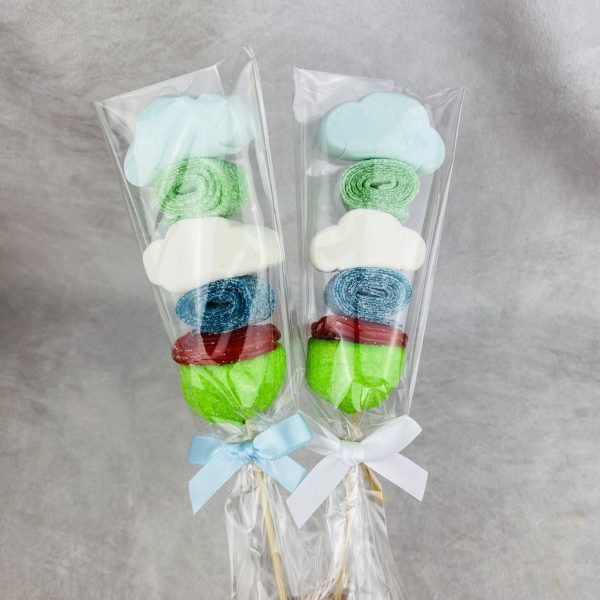 Brochetas de chuches personalizados de Bonacasa Cake Design (Madrid)