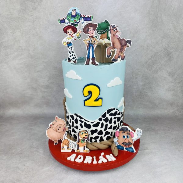 Tarta de cumpleaños de Toy Story personalizada, de Bonacasa Cake Design (Madrid)