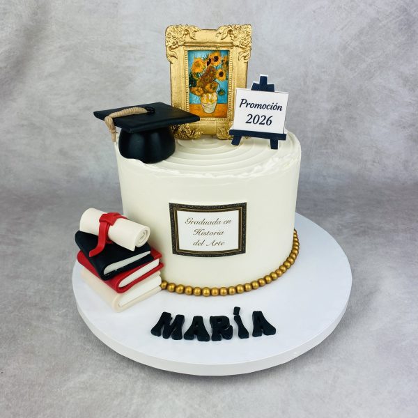 Tarta de cumpleaños para adultos personalizada, de Bonacasa Cake Design (Madrid)