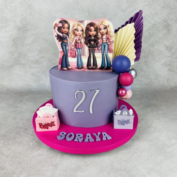 Tarta de cumpleaños para adultos personalizada, de Bonacasa Cake Design (Madrid)