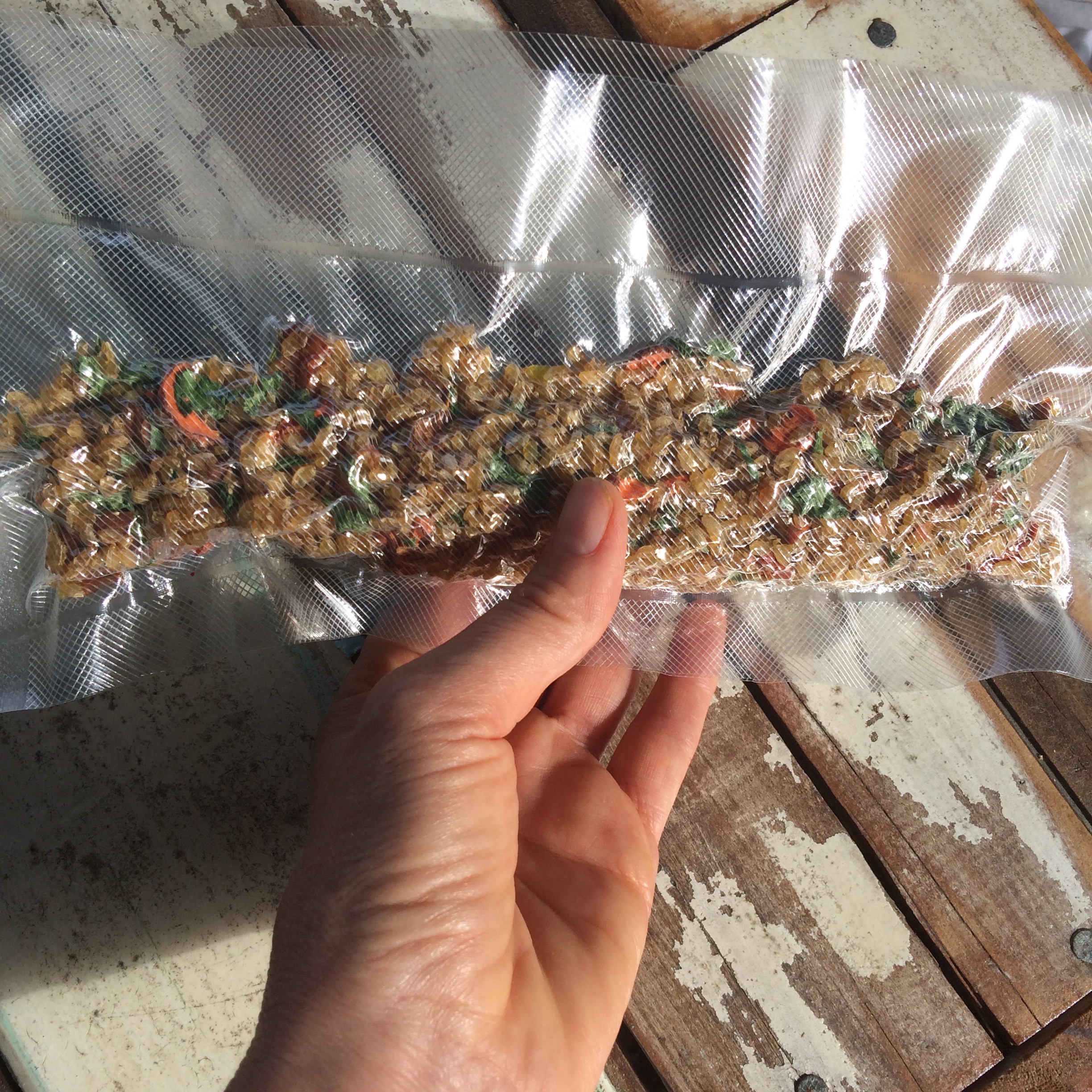 Vacuum-sealed and ready to go #organic #selfcare #over50 #hikingfood