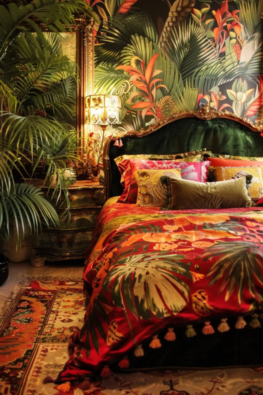 25 red boho style bedroom ideas to consider