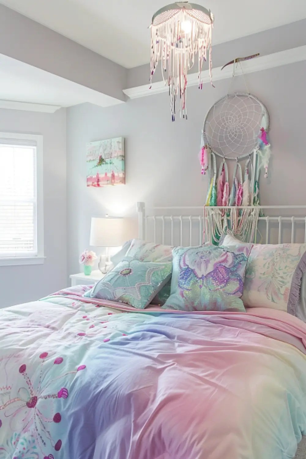 25 cutest rainbow boho style bedroom decor ideas
