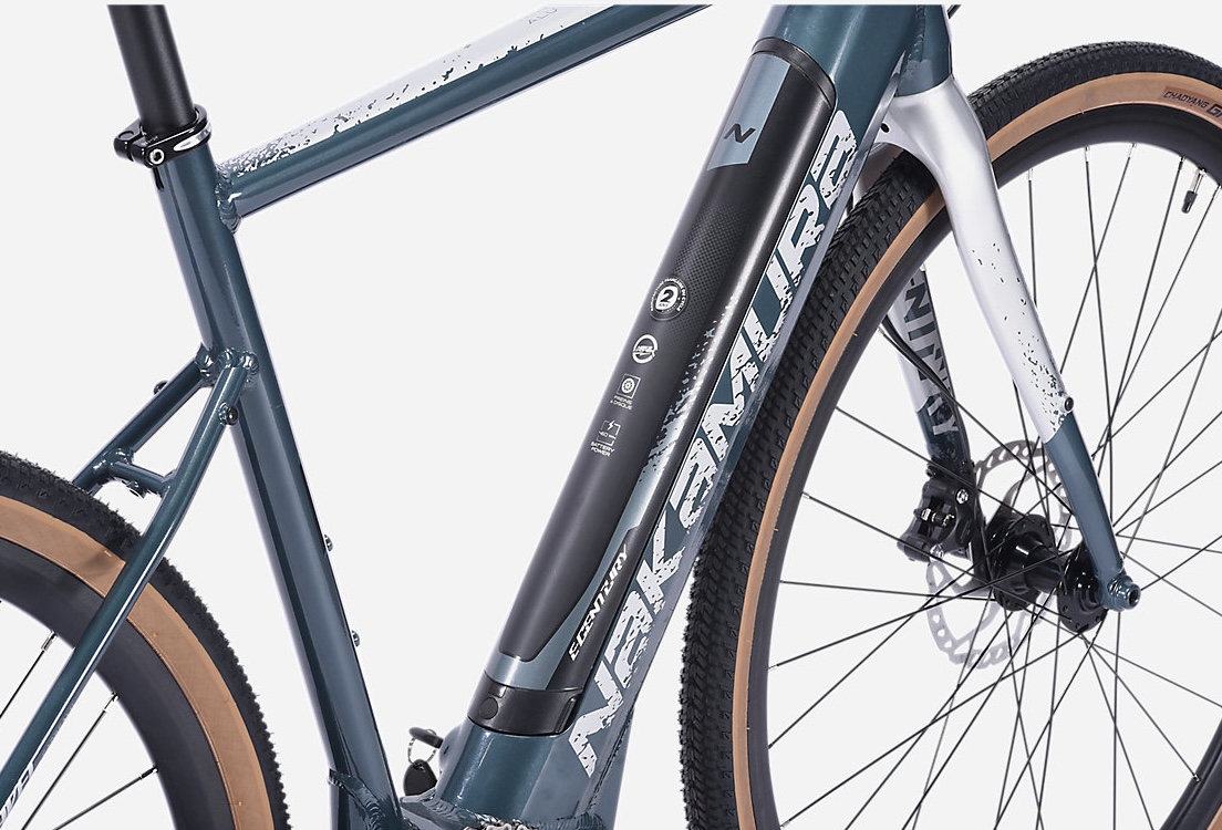 Batterie du Nakamura e-Gravel vert