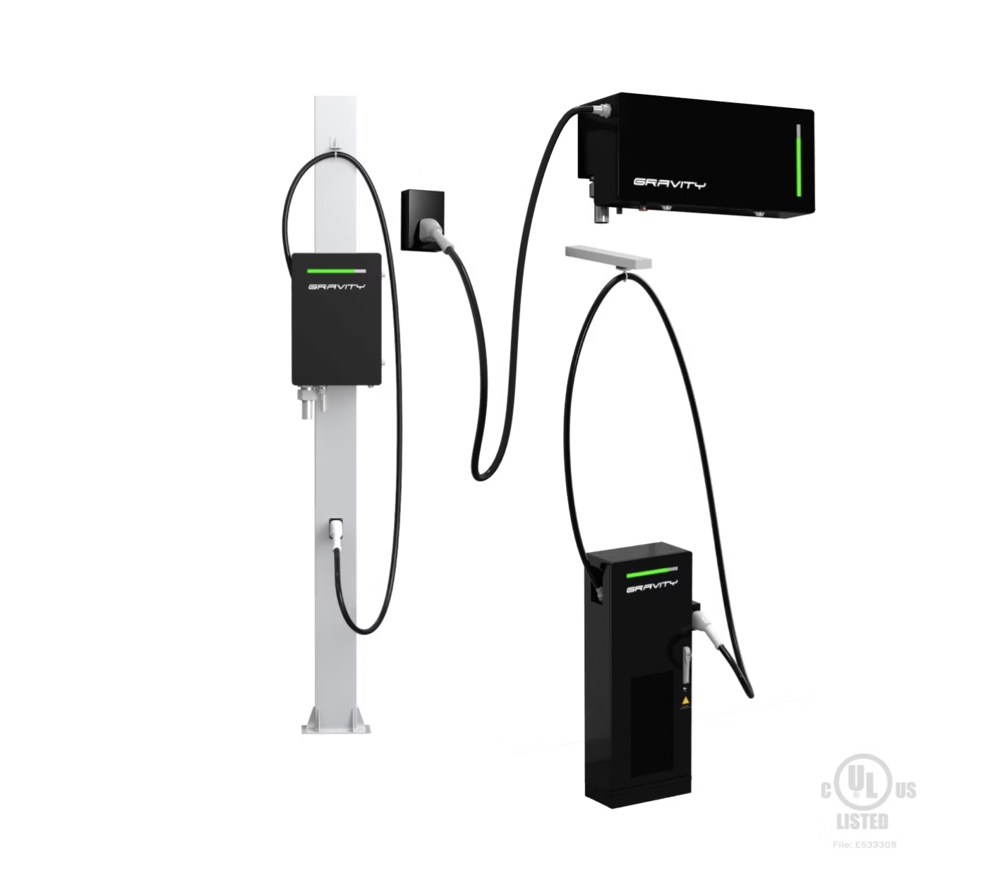 Gravity nouvelle borne de recharge ultra rapide