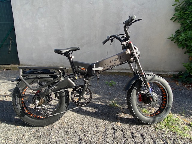 Vélo Électrique Pliable Kinsella X3000plus - Pneus 20" 4.0 - Autonomie Jusqu'à 130 Km - Suspension Double - Batterie 17.5Ah - 7