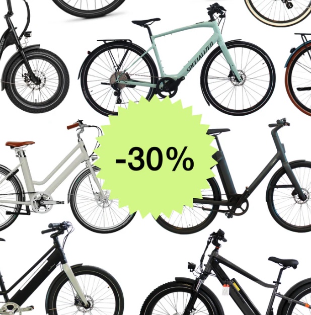 Loewi's refurbished electric bike offers -30% cheaper than new
