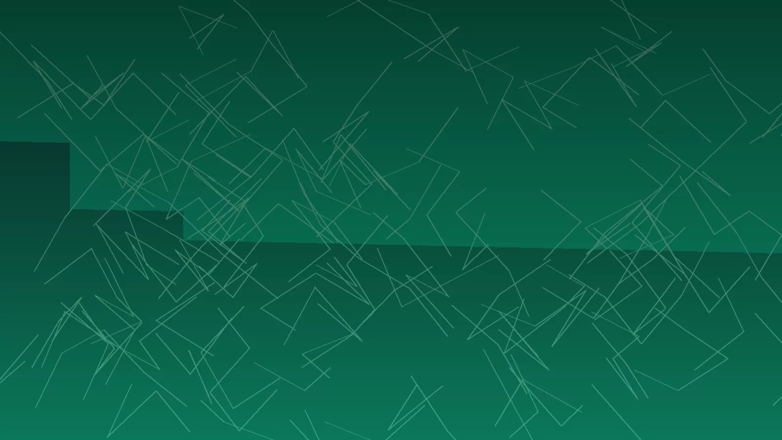 Abstract green background with thin, overlapping, light green lines forming random angular shapes, reminiscent of the dynamic performance of Google Cloud’s NVIDIA GPU-powered G4 VMs. The image features a dark-to-light gradient from top to bottom.