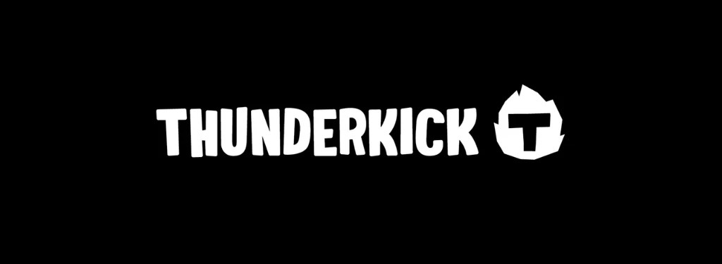 Thunderkick logo on black background