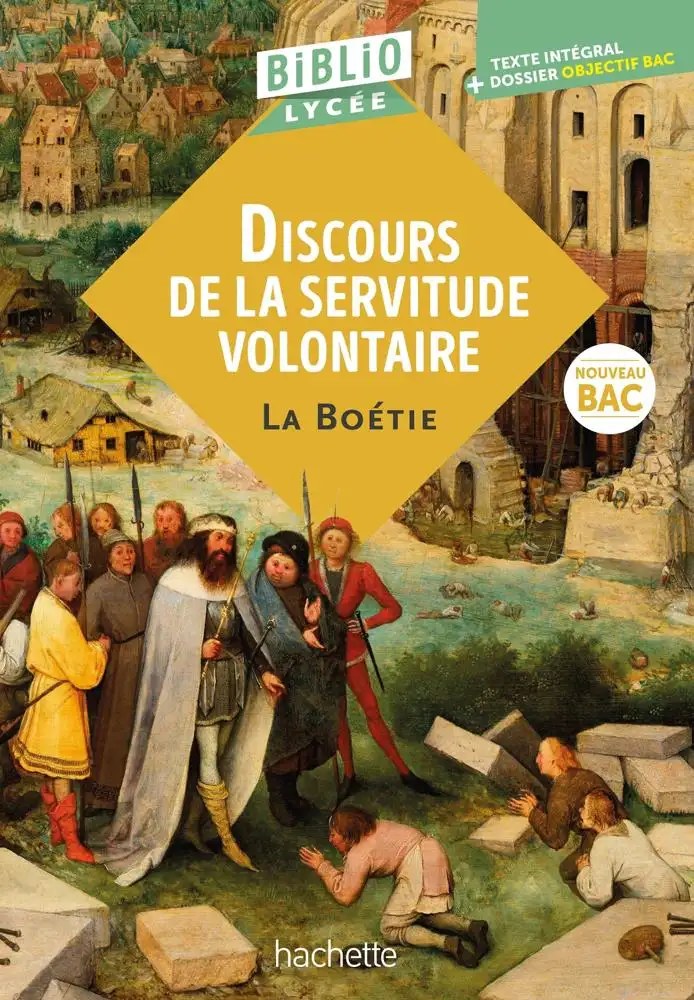 Discours de la servitude volontaire Étienne de La Boétie BiblioLycée