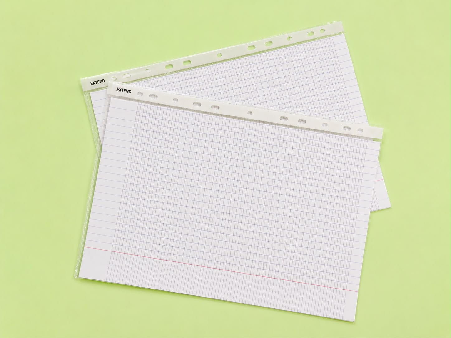 paquet de feuilles de classeurs doubles / Pack of double binder sheets