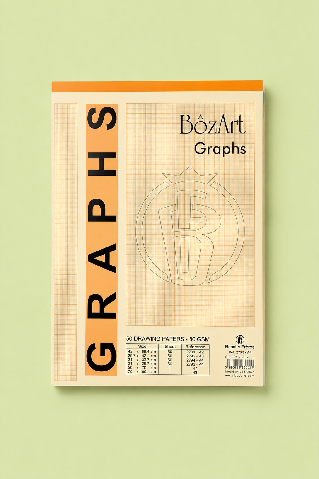 Des feuilles de papier millimétré / Graph paper