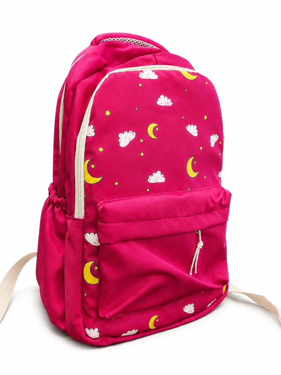 Waterproof backpack 28 L light weight night design pink