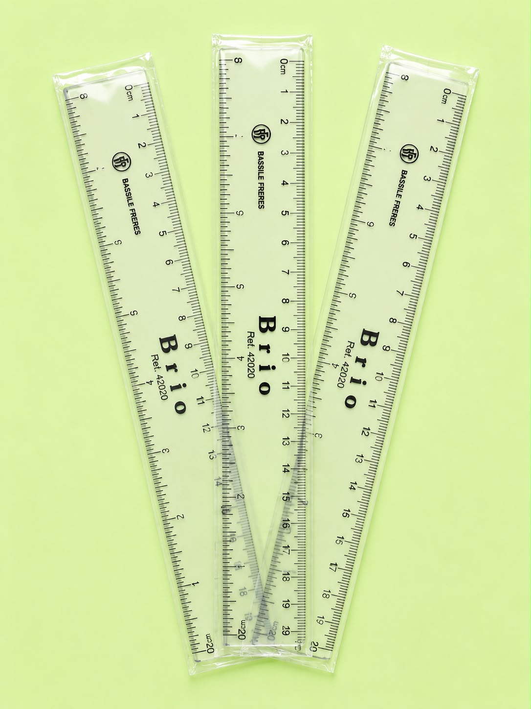 double décimétre = 20 cm règles / 20 cm ruler