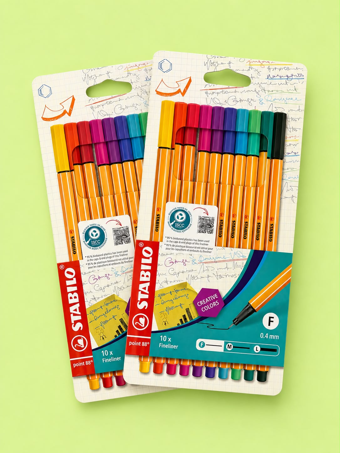 Boite Stabilo point 88 (10 couleurs) / Stabilo Point 88 (10 colors)