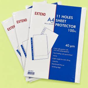 chemises transparentes / Transparent plastic sleeves